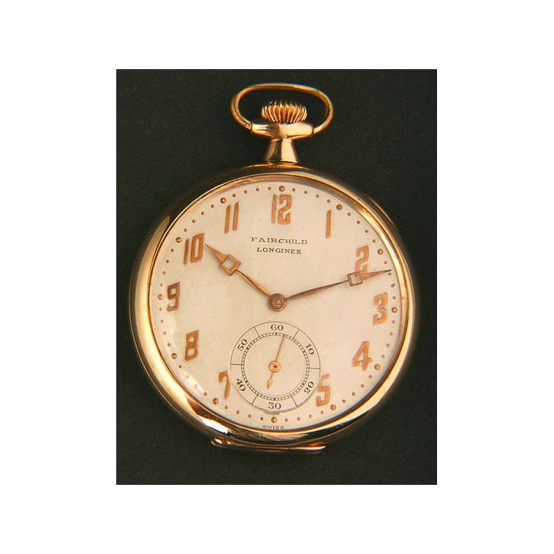 Rare Longines Fairchild Pocket Watch. 1920