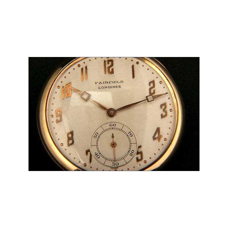 Rare Longines Fairchild Pocket Watch. 1920