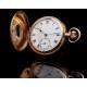 Gold Plated Clock, 1920's