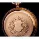 Antique Geneva Jacot & Cie Pocket Watch in 18K Gold. Switzerland, Circa 1900.