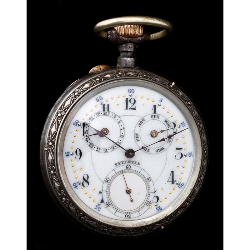 Waltham moon pocket on sale watch