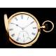 Antique 18K Gold Pocket Watch. Quarter strike. Circa 1900