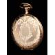 Antique Gold Plated and Working Elgin Pocket Watch. USA, 1903