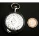 Circa 1900 solid silver pocket watch.