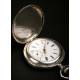 Circa 1900 solid silver pocket watch.