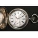 Circa 1900 solid silver pocket watch.