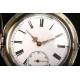 Circa 1900 solid silver pocket watch.