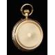 Magnificent antique pocket watch in 18K gold. Jaime Trilla. Switzerland, Circa 1890