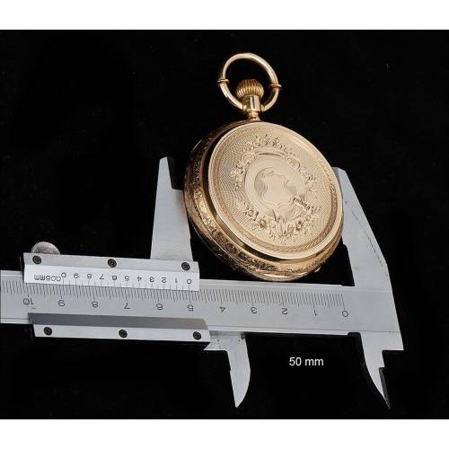 Cuivre pocket watch on sale 18k