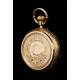 Magnificent antique pocket watch in 18K gold. Jaime Trilla. Switzerland, Circa 1890