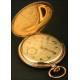 Vintage Art Deco Gold Plated Pocket Watch. 1931