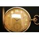 Nice 15-jewel pocket watch in solid 14K gold.