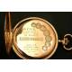 Nice 15-jewel pocket watch in solid 14K gold.