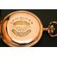 Longines pocket watch in 14kt solid gold. Circa 1900