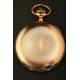 Magnificent pocket watch in solid gold. Antique, 1920.