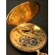 Magnificent pocket watch in solid gold. Antique, 1920.