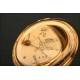 Longines pocket watch in 18K solid gold.