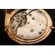 Longines pocket watch in 18K solid gold.