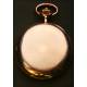 Cellini pocket watch in gold