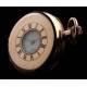 Atractivo Reloj Waltham Chapado en Oro Tipo Semi-Cazador. Inglaterra-USA, 1908