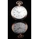 Elegant Solid Silver Pocket Watch in Excellent Condition. Switzerland, Circa 1915