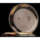 Elegant Solid Silver Pocket Watch in Excellent Condition. Switzerland, Circa 1915