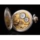 Beautiful Solid Silver Pocket Watch in Very Good Condition. Switzerland, 1925