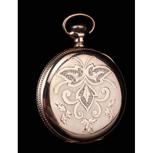 Fantastic Elgin Gold Plated Pocket Watch. United States, 1900