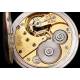 Antiguo Reloj de Bolsillo Zenith de Plata Maciza. Suiza, 1905