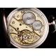 Rare Solid Silver Invar Working Pocket Watch. Switzerland, 1915