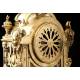 Beautiful bronze mantel clock with pendulum. France, 19th Century