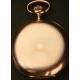 Omega pocket watch in solid gold. 51mm. 1900