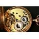 Omega pocket watch in solid gold. 51mm. 1900