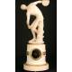 Excellent mantel clock. 1855. Myron Discobolus