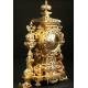 French mantel clock, 19th century. Dragons