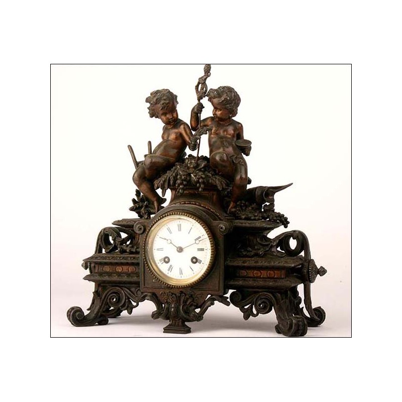 Calamine pendulum clock. 1880