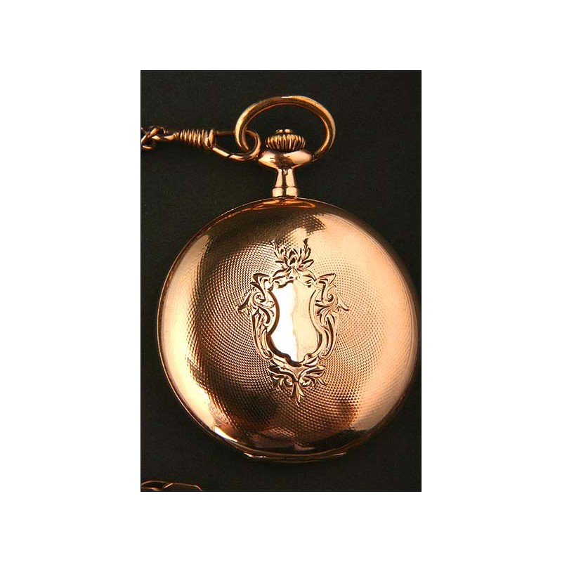 Philadelphia pocket watch. 1876. Solid 14K gold.