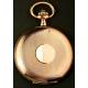 Eterna pocket watch in 14K solid gold. 1920.