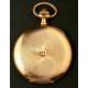 Eterna pocket watch in 14K solid gold. 1920.