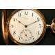 Eterna pocket watch in 14K solid gold. 1920.