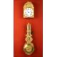 Morez Wall Clock with Rare Rod Pendulum. S. XIX