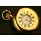 Saboneta Pocket Watch, Hunter, 18K Solid Gold, Year 1880