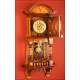 Important German Pendulum Clock with Bronze Applique, 1890.