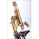 Lovely Antique E. Leitz Wetzlar Microscope. Leitz Wetzlar Microscope in Working Condition. Germany, 1903