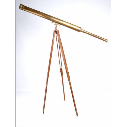 Beautiful Antique Celestial Telescope with Original Tripod. Circa 1850