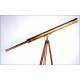 Beautiful Antique Celestial Telescope with Original Tripod. Circa 1850