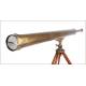 Beautiful Antique Celestial Telescope with Original Tripod. Circa 1850