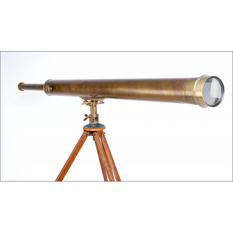 A 19th Century English Important Brass Astronomical Telescope on a Tri –  Graham Geddes Antiques & Antiquities
