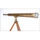 Beautiful Antique Celestial Telescope with Original Tripod. Circa 1850