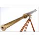 Beautiful Antique Celestial Telescope with Original Tripod. Circa 1850